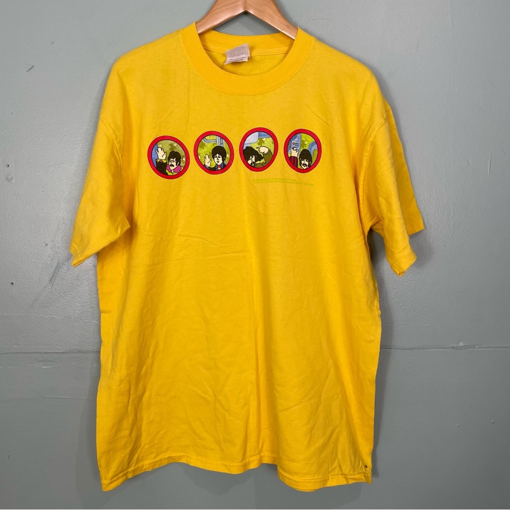 Vintage Beatles 1990’s‎ Shirt Yellow Submarine Portholes Size XL